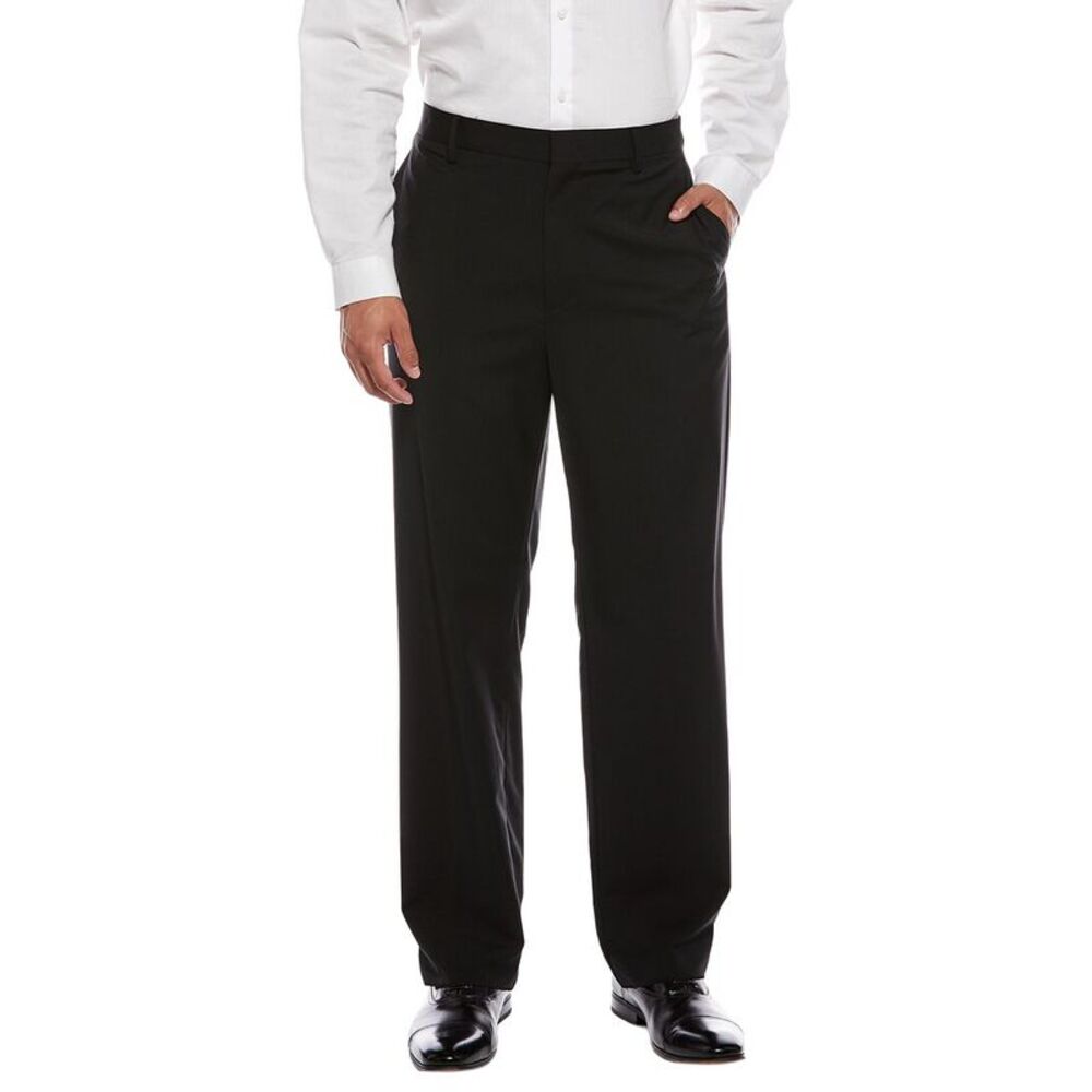 Valentino Mens  Wool & Mohair-Blend Pant, Black